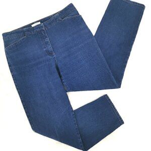 Jones Sport Women's 33 Stretch Blue Mid Jeans